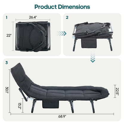 LOBENA - Camping Cot for Adults