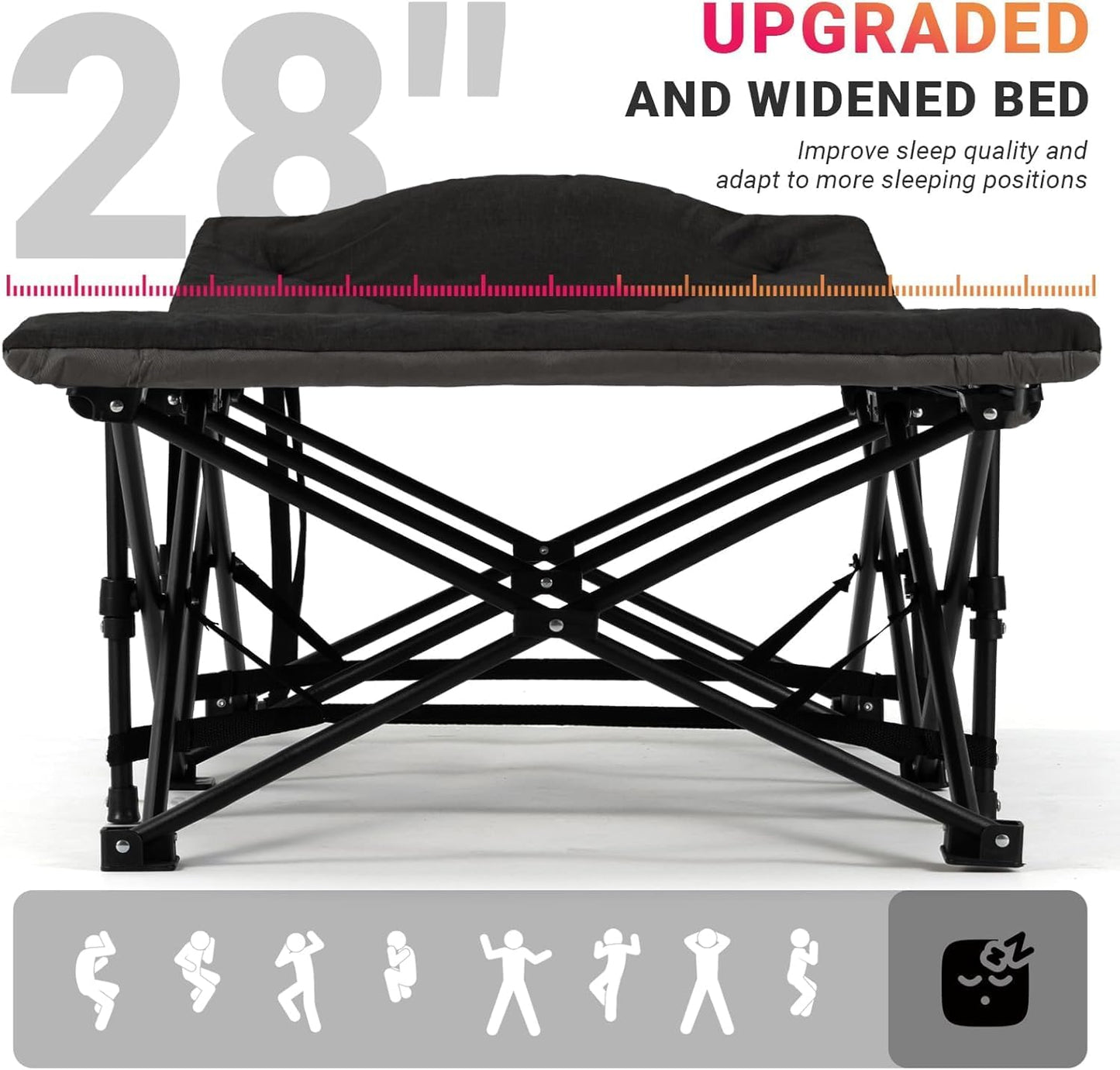 LOBENA - Camping Cot for Adults